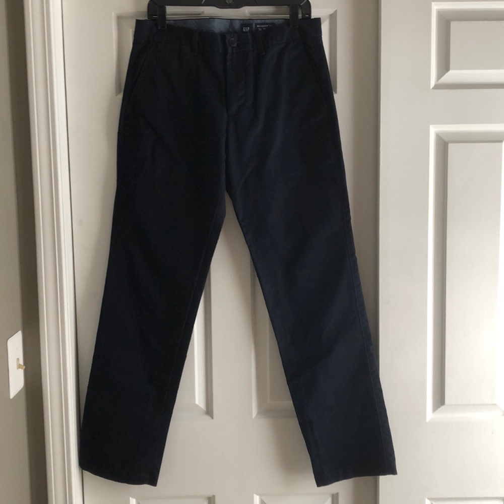 Gap Men’s Navy Blue Straight Fit pants